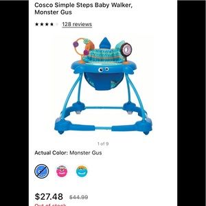 cosco simple steps baby walker